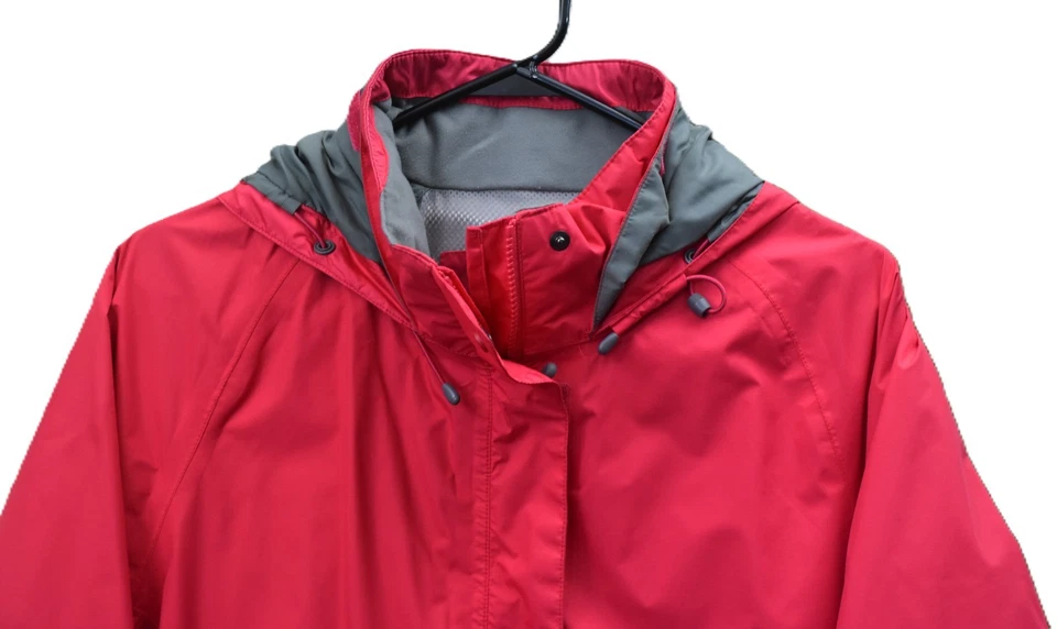 L.L.Bean Gore-Tex Chaqueta de Lluvia Roja Para Mujer XL Abrigo Impermeable Exterior con Capucha Foto 4 de 4