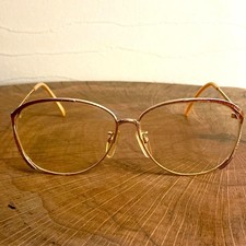 Guy Laroche Vintage Eyeglass Frames Metal Japan Showa Retro Fashion Glasses