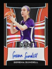 Serena Sundell 2025 Leaf Women Of Sport Autograph Orange Prizm #4/7 WNBA Storm