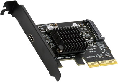 20Gbps USB 3.2 Gen2 Type-C USB-C Female to PCI-E 4X Express Card Adapter ASM3242
