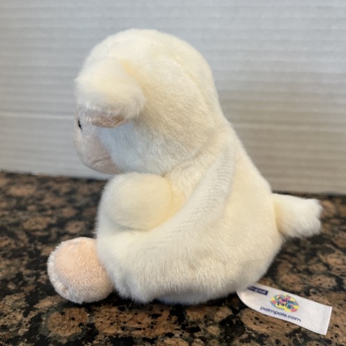 Aurora Palm Pals Woolly Lamb 5 Inch Plush 2019 Baby Sheep Beanie Bottom Soft Toy - Picture 2 of 4