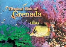 Grenada 2010 - Fish Marine Life - Souvenir Stamp Sheet - Scott #3796 - MNH