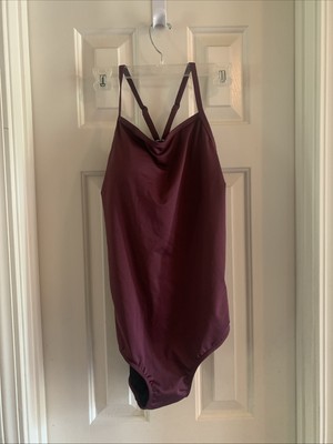 BALEAF Women's Athletic Training Adjustable Strap One Piece Swimsuit Sz 38