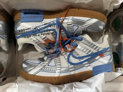 Nike x Off-White Rubber Dunk Low Herren Sneaker Weiß/Blau EU 47,5 CU6015-100