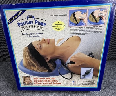 Posture Pump Professional Model 1000 Neck  Cervical Disc Hydrator With Paperwork
