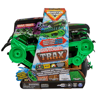 Monster Jam 6067880 Official Grave Digger Trax All-Terrain Remote