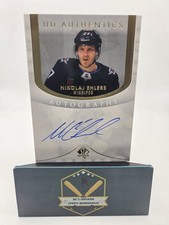 Nikolaj Ehlers 2023-24 SP Authentic UD Authentics Autographed Card