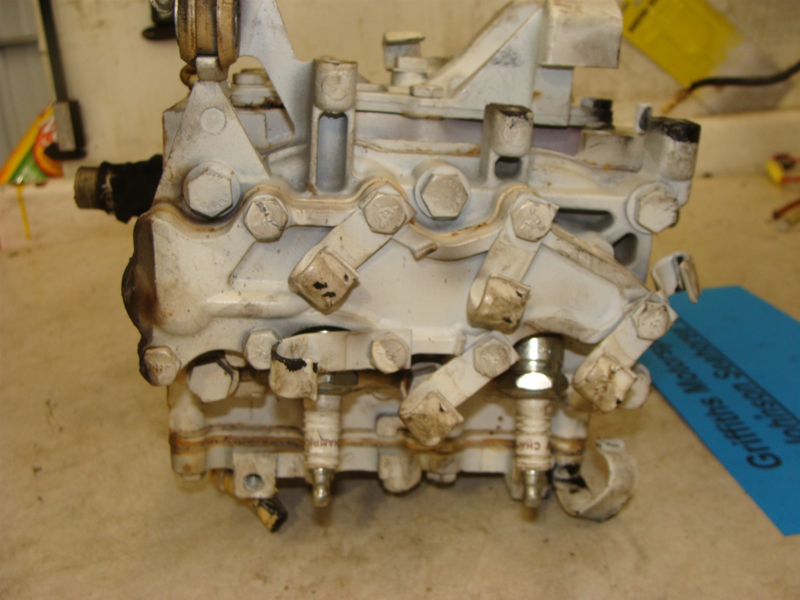 1978 JOHNSON SEAHORSE outboard 15hp 15E78b engine powerhead crankcase motor good