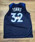 Karl-Anthony Towns Signed Custom Timberwolves NBA Rookie Jersey w/ COA KAT auto