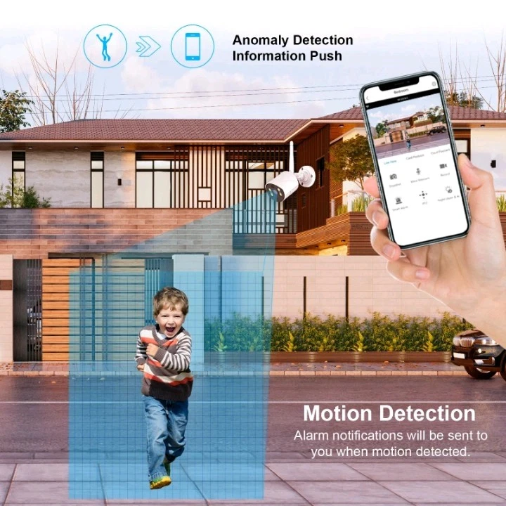 Security Camera Kit X 4 With Colour Monitor Plug And Play No Need For WiFi . - Image 2 of 4