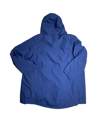 Lands End Womens Squall Packable Waterproof Raincoat Size XL Petite Navy 515404 - Picture 6 of 12