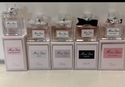 5 Minis Miss Dior EDP + Blooming Bouqet EDT + Parfum + Essense + Rose N' Roses