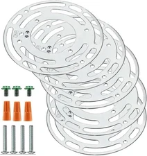 4 Inch Ceiling Light Fixture Mounting Bracket, 10 Sets Universal Light Crossb...