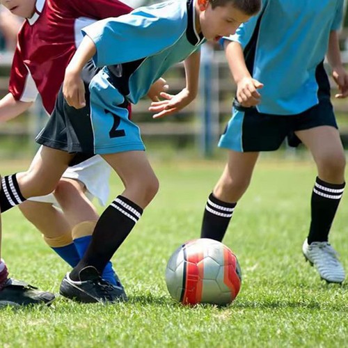 10 Pairs Kids Soccer Socks Stretchy Knee High Tube Socks Colorful Football At... - Picture 5 of 5