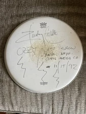 Ozzy Osbourne Black Sabbath drum head  