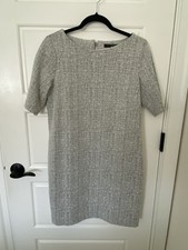 Banana Republic Dress Womens 6 Sheath Tweed Short Sleeve Stretch - So pretty!