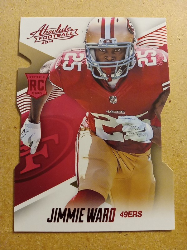 2014 Absolute Red Jimmie Ward RC #118