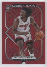 2020-21 Panini Obsidian Electric Etch Red Flood Precious Achiuwa #165 0w97