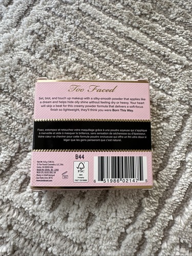 TOO FACE BORN THIS WAY WEICHE BLUR FLEXIBLE FINISH-EINSTELLUNG PUDERLICHT NEU IN VERPACKUNG - Bild 2 von 5