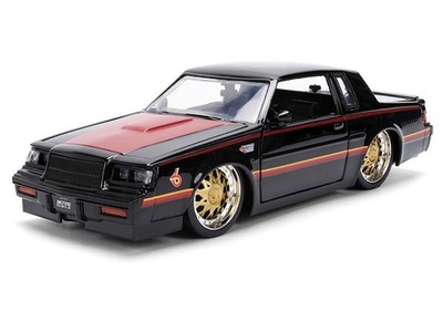 1987 BUICK GRAND NATIONAL BLACK 1/24 DIECAST MODEL CAR BY JADA