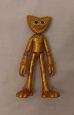Poppy Playtime Golden Scary Huggy Wuggy 5" Posable Action Figure - No Box