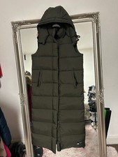 Womens Superdry Longline Gilet Size 12 UK