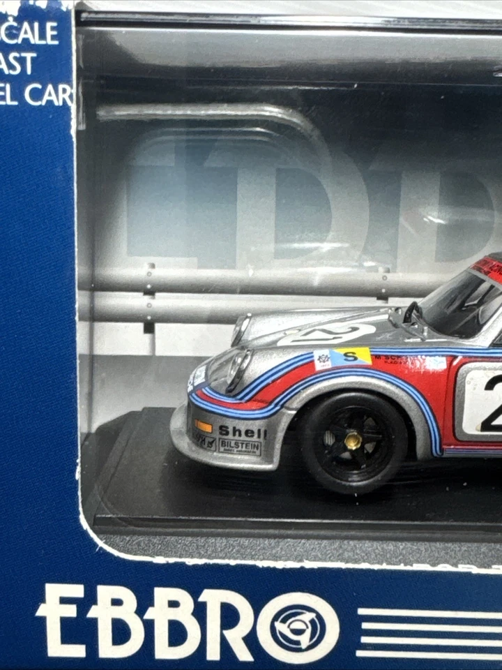Ebbro 1/43 🇨🇵 Porsche 911 RSR Turbo le Man 1974 edition Limitée 1/3600 Metal - Photo 3/4