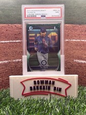 2023 Bowman Draft Green Grass Refractor /99 Tai Peete PSA 9