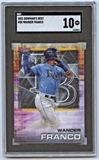 Wander Franco 2021 Bowman's Best #50 Prospect Rookie SGC 10 Gem Mint