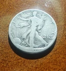 No Date Walking Liberty Half Dollar - Silver Coin