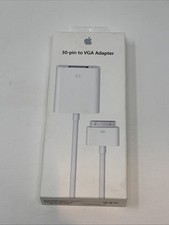 Genuine Apple 30 Pin to VGA Adapter - White - MC5522ZM/B / SB1