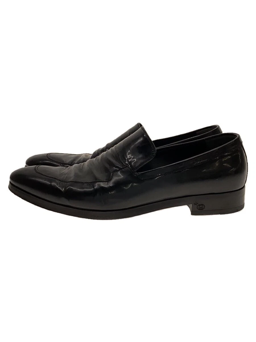 Mocassins Gucci noir émaillé cuir chaussures décontractées occasion