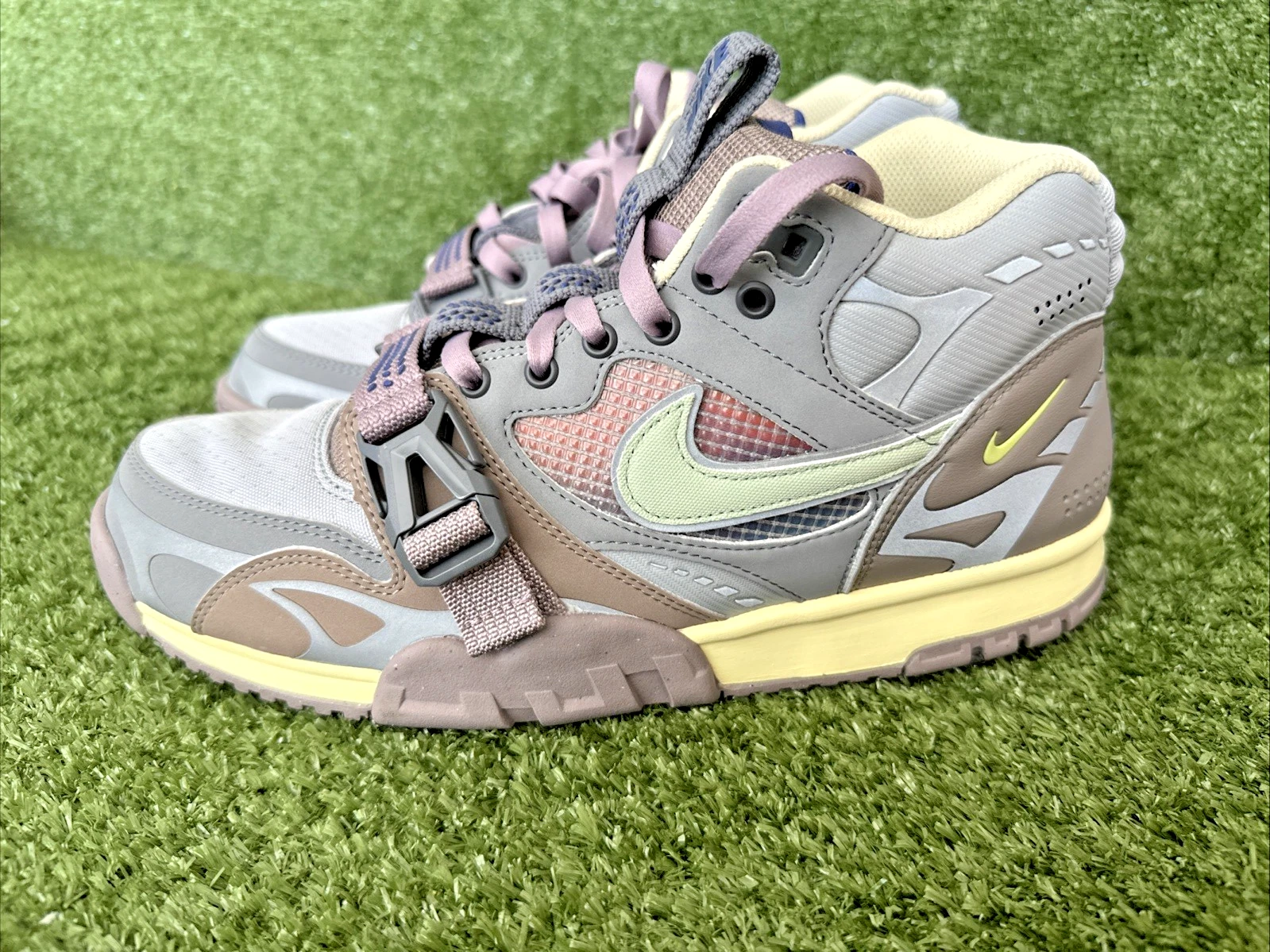 🍈⚪🔥 NIKE AIR TRAINER 1 SP “HONEYDEW / LIGHT SMOKE GREY” — SIZE 12M