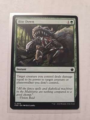 Bite Down - Foundations - LP - Common - Instant - MTG Magic 