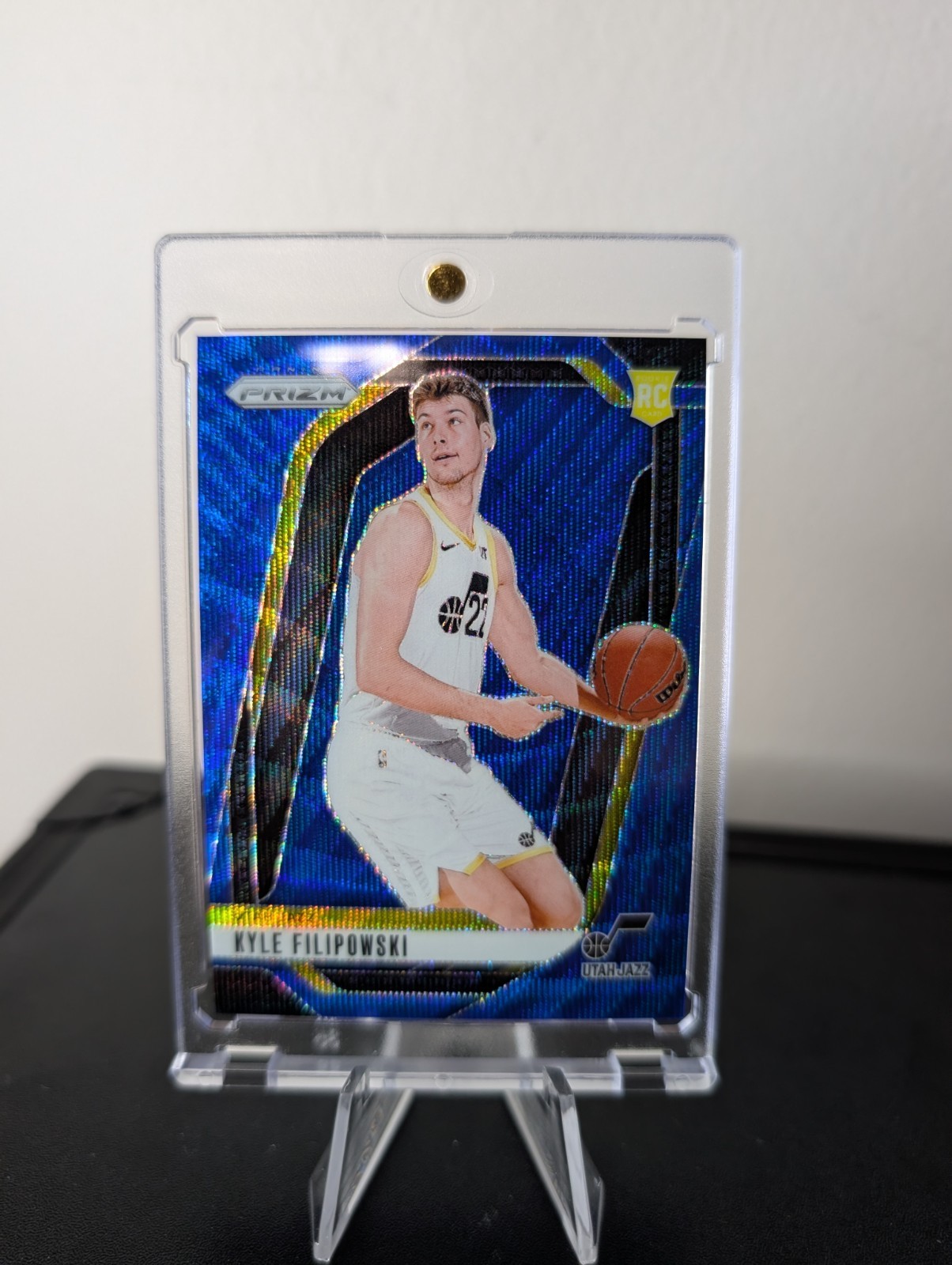 Kyle Filipowski 2024-25 Panini Prizm Rookie Blue Wave Prizm /125 RC #263 Jazz