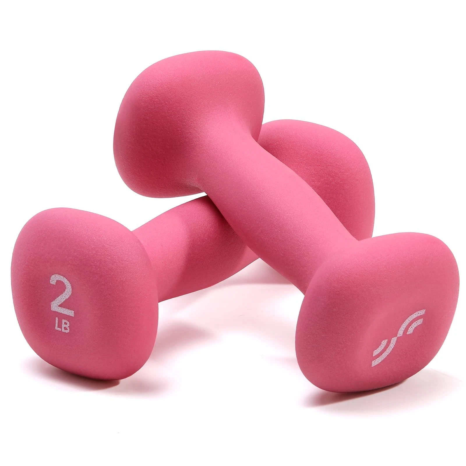 Neoprene Dumbbells Set of 2, 2,3, 5, 8, 10lb Hand Weights for , Non-Slip Ergo...