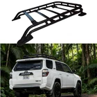 Black Adjustable Roof Rack Cargo Basket w/Bolts For Toyota 4Runner 2010-2024 23