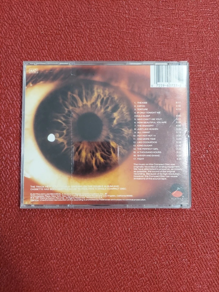 The Cure Kiss Me, Kiss Me, Kiss Me Music CD 1987 Elektra Very Good Condition - Image 2 of 4