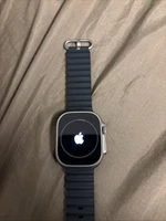 Apple Watch Ultra 49mm Titanium Case with Black/Gray Trail Loop Band (GPS + Cell