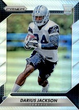 Darius Jackson 2016 Panini Prizm Silver Prizms RC #269 Dallas Cowboys