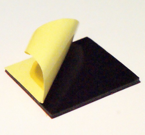 Almohadillas transparentes, negras, grises 3M VHB™ de doble cara ~ 30 mm x 30 mm x 1 mm ~ cinta adhesiva - Imagen 6 de 8