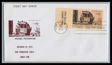 US FDC # 1442 8c Historic Preservation Maker ?? CC Sealed 1971, 9F583