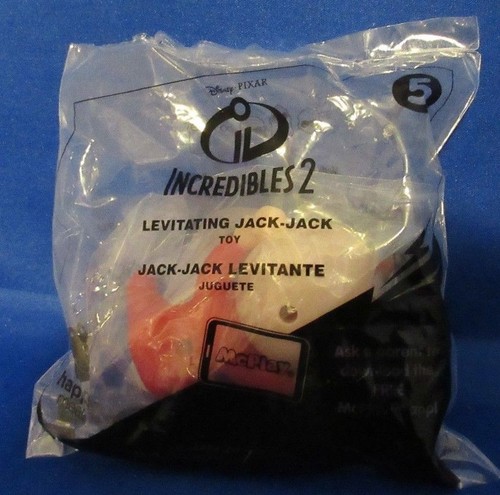 MCDONALD'S 2018 HAPPY INCREDIBLES 2 COLLECTOR'S FIGURE #5 LEVITATING JACK JACK - Picture 2 of 3