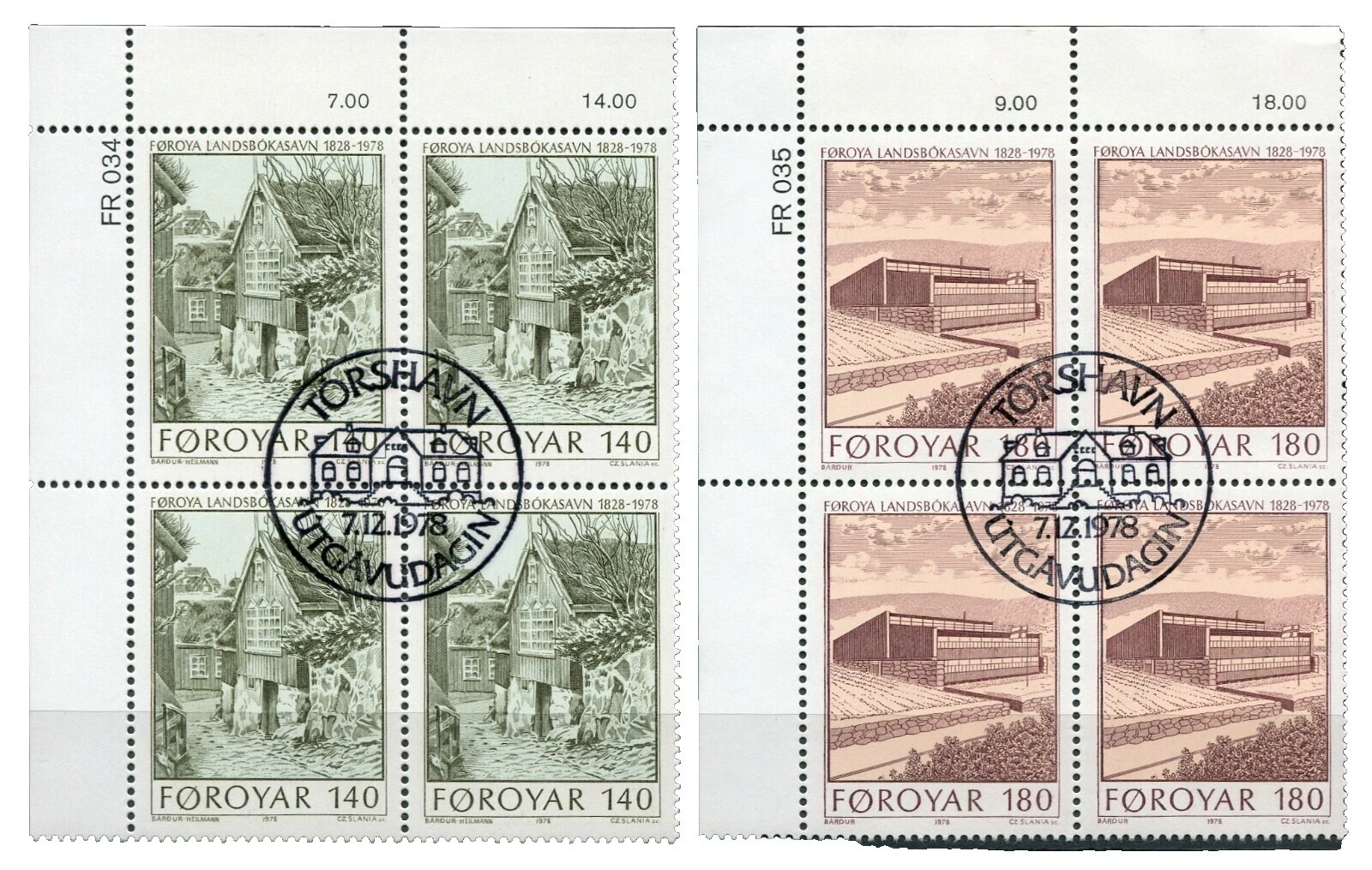 Decimal First Day of Issue Danish & Faroese Stamps