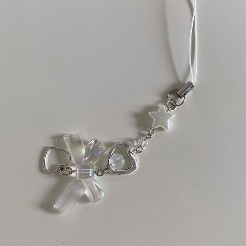 Alloy Sparkling Phone Chain Acrylic CCD Camera Pendant Bag Decoration Pendant - Photo 7 sur 9