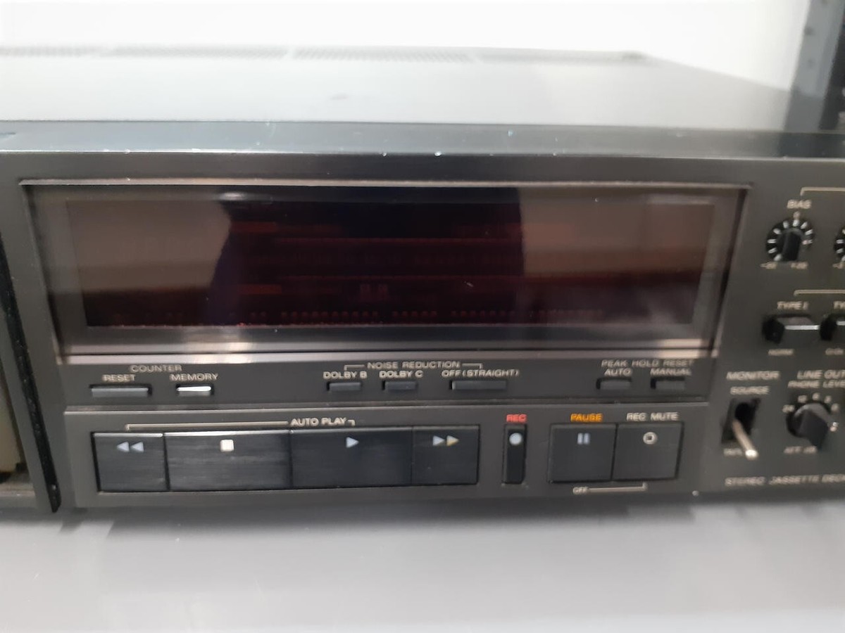 Sony TC-K777ES Stereo Cassette Deck Tape Recorder No working