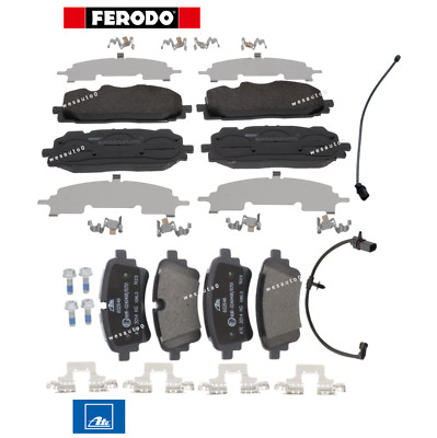 Front Brake Pad & Rear Brake Pad Set oes + Sensors for Audi A7 Sportback 3.0L V6