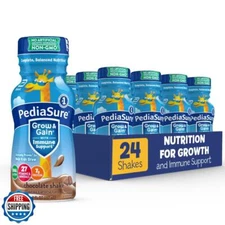 PediaSure Grow and Gain With Immune Support, Kids Protein Shake, Chocolate, 8