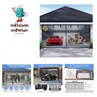Garage Door Screen for 2 Car Garage 18x7FT, Magnetic Screen Garage with Retra...