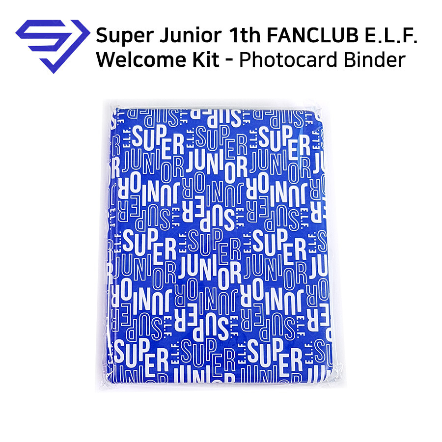 SUPER JUNIOR 1st E.L.F. Official Goods Photocard Binder | eBay